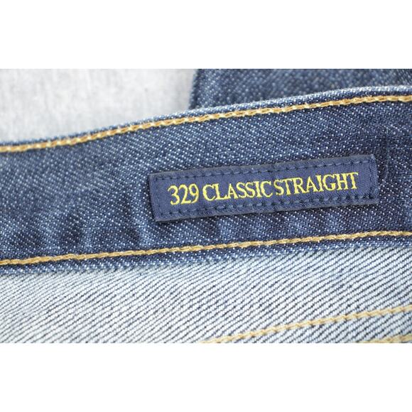Lucky Brand Jeans Men Size 38 X 34 Blue 329 Classic Straight Fit Stretch - Picture 4 of 9